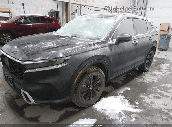 7FARS6H91RE038413 2024 HONDA CR-V HYBRID Black Передня ліва чверть