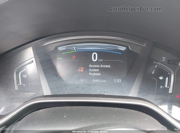 7FART6H52LE015482 2020 HONDA CR-V HYBRID Черный Вид задних сидений
