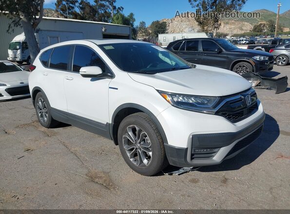 7FART6H54ME007160 2021 HONDA CR-V HYBRID Белый Передняя правая четверть
