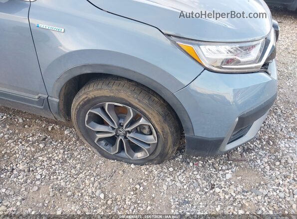 7FART6H84ME013907 2021 HONDA CR-V HYBRID Blue წინა ხედი