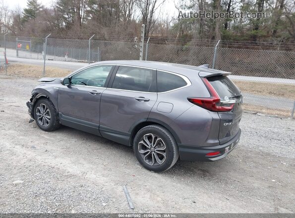 7FART6H88ME007950 2021 HONDA CR-V HYBRID Gray Trasero izquierdo
