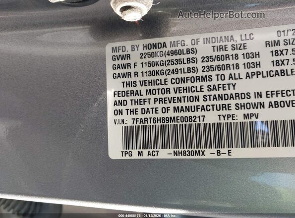 7FART6H89ME008217 2021 HONDA CR-V HYBRID Silver Widok komory silnika