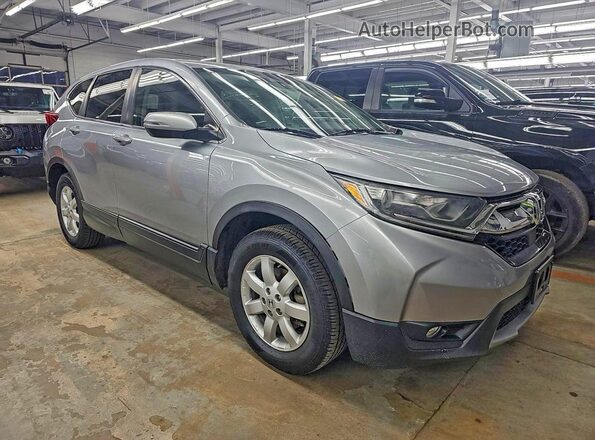 7FARW2H57KE010518 2019 HONDA CRV Серебряный Передняя левая четверть