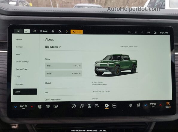 7FCTGAAA0PN024036 2023 RIVIAN R1T Gray 