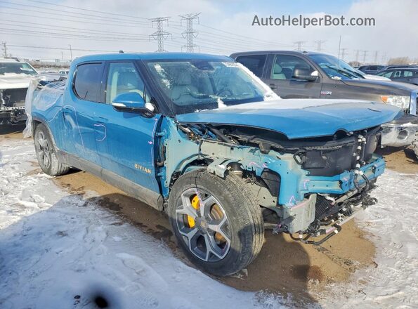 7FCTGAAA4PN020846 2023 RIVIAN R1T Blue წინა მარჯვენა