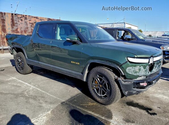 7FCTGAAA9PN020650 2023 RIVIAN R1T Зеленый Передняя правая четверть