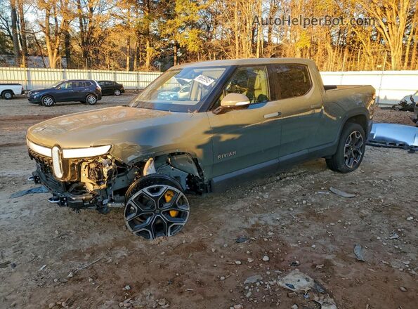7FCTGAAL1PN024354 2023 RIVIAN R1T Зеленый Передняя левая четверть