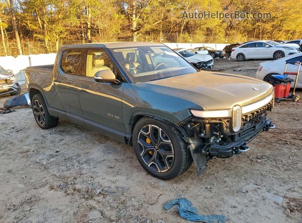 7FCTGAAL1PN024354 2023 RIVIAN R1T Зеленый Передняя правая четверть