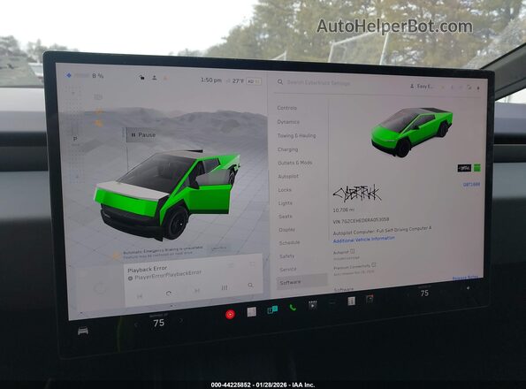 7G2CEHED6RA053058 2024 TESLA CYBERTRUCK Серебряный 