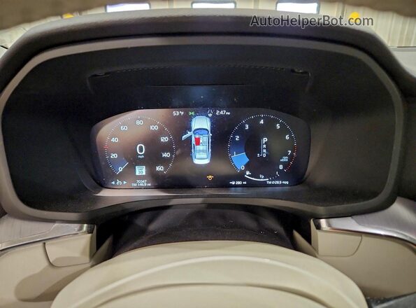7JR102FK8LG057097 2020 VOLVO S60 Черный Вид щитка приборов