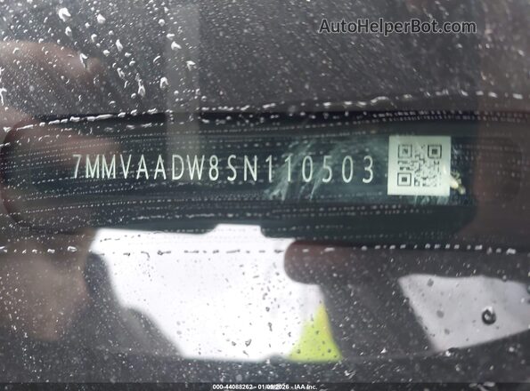 7MMVAADW8SN110503 2025 MAZDA CX-50 HYBRID Black Vista del compartimento del motor