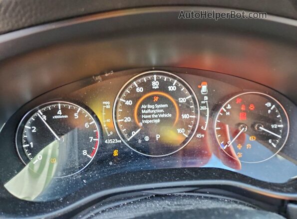 7MMVABBM3RN169055 2024 MAZDA CX-5 Blue Instrument cluster view
