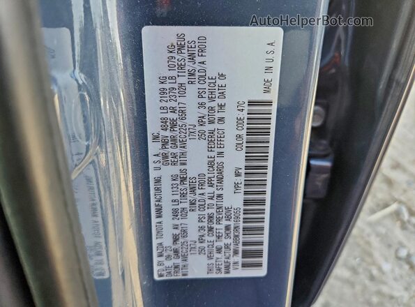 7MMVABBM3RN169055 2024 MAZDA CX-5 Blue VIN sticker view