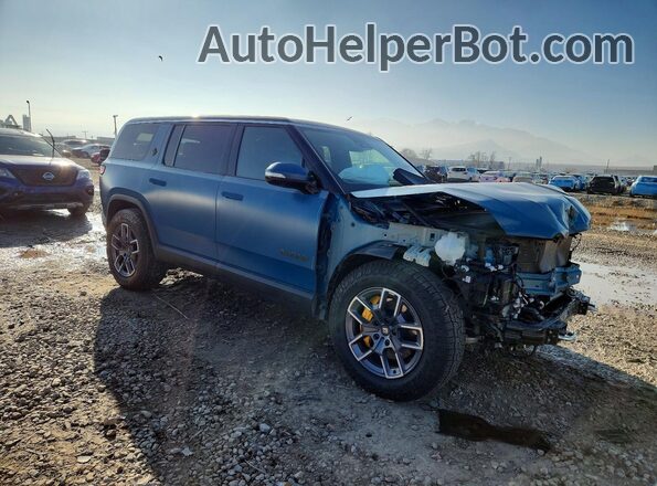 7PDSGABA6PN018752 2023 RIVIAN R1S Синий Передняя правая четверть