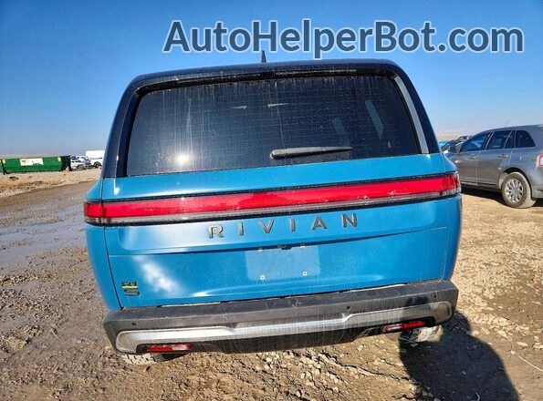7PDSGABA6PN018752 2023 RIVIAN R1S Синий Вид сзади
