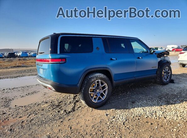 7PDSGABA6PN018752 2023 RIVIAN R1S Синий Задняя правая четверть