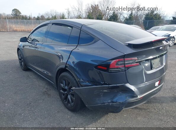 7SAXCAE51NF361877 2022 TESLA MODEL X Черный Задняя левая четверть