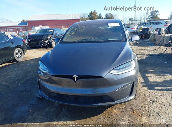 7SAXCAE51NF361877 2022 TESLA MODEL X Черный Вид сзади