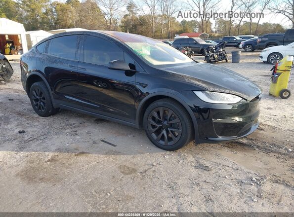 7SAXCAE58RF442736 2024 TESLA MODEL X Black Przód prawy