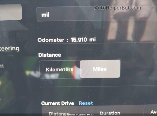 7SAXCAE5XRF442687 2024 TESLA MODEL X Red Widok wnętrza 360 stopni