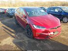 2024 Tesla Model X Long Range Red vin: 7SAXCAE5XRF442687