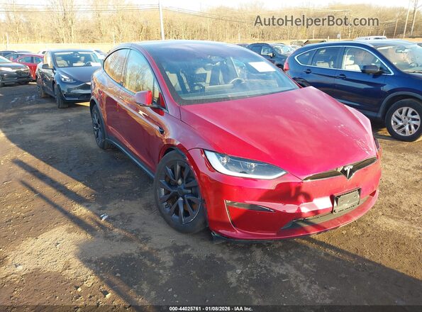 7SAXCAE5XRF442687 2024 TESLA MODEL X Red 