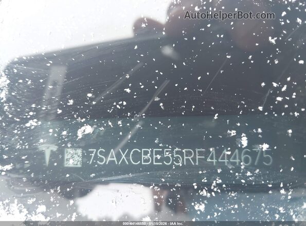 7SAXCBE55RF444675 2024 TESLA MODEL X Black Widok komory silnika