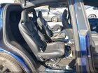 2024 Tesla Model X Long Range Blue vin: 7SAXCBE57RF444161