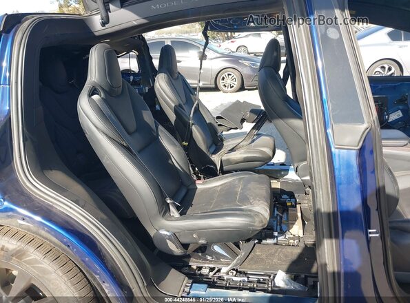 7SAXCBE57RF444161 2024 TESLA MODEL X Blue Вид наклейки з VIN-кодом