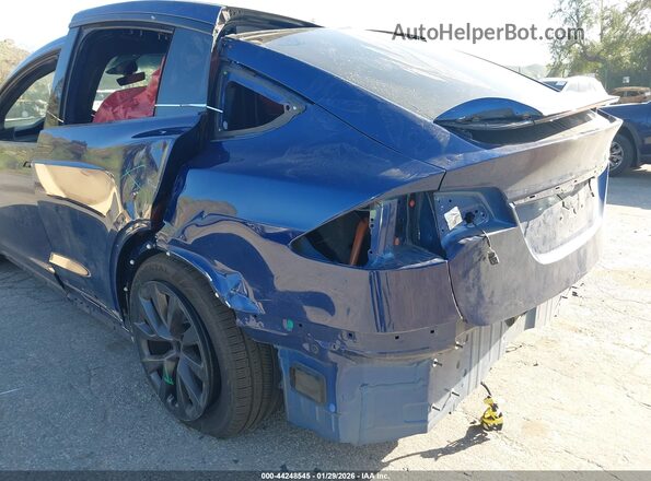7SAXCBE57RF444161 2024 TESLA MODEL X Blue Вид спереду