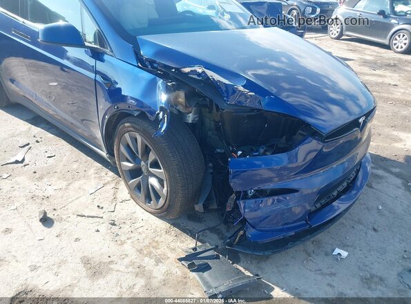 7SAXCBE57RF458853 2024 TESLA MODEL X Blue Widok z przodu
