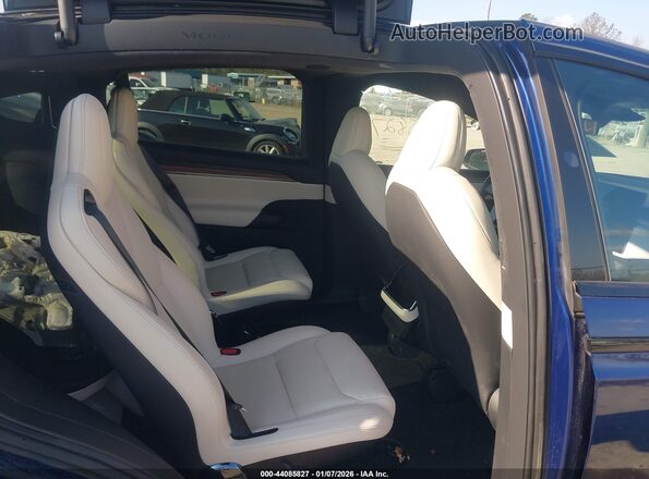 7SAXCBE57RF458853 2024 TESLA MODEL X Blue Widok naklejki z numerem VIN