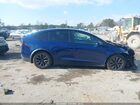 2024 Tesla Model X Long Range Blue vin: 7SAXCBE57RF458853