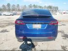 2024 Tesla Model X Long Range Blue vin: 7SAXCBE57RF458853