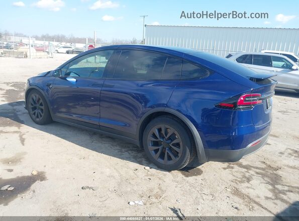 7SAXCBE57RF458853 2024 TESLA MODEL X Blue Tył lewy
