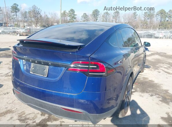 7SAXCBE57RF458853 2024 TESLA MODEL X Blue Tył prawy