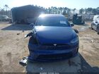2024 Tesla Model X Long Range Blue vin: 7SAXCBE57RF458853