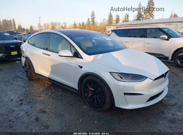 7SAXCBE64SF461501 2025 TESLA MODEL X Белый Передняя правая четверть