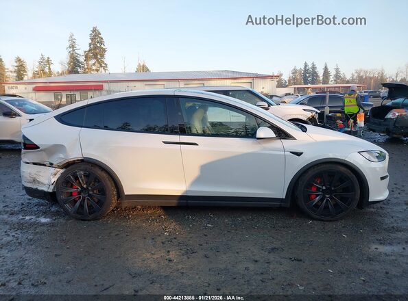 7SAXCBE64SF461501 2025 TESLA MODEL X Белый Вид задней части салона