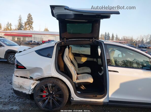 7SAXCBE64SF461501 2025 TESLA MODEL X Белый Вид наклейки с VIN-кодом