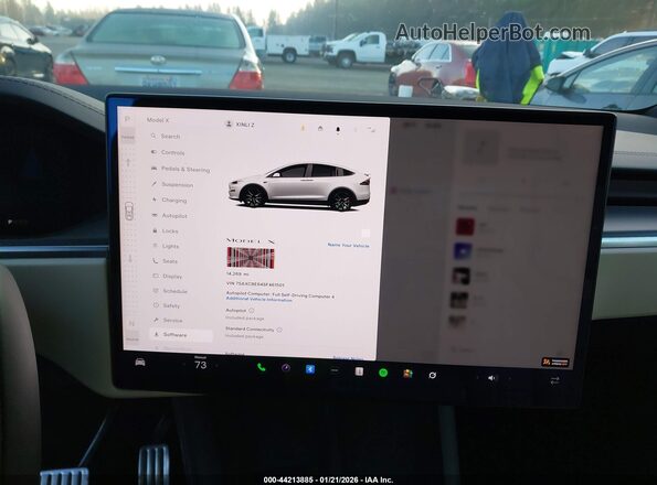 7SAXCBE64SF461501 2025 TESLA MODEL X Белый 