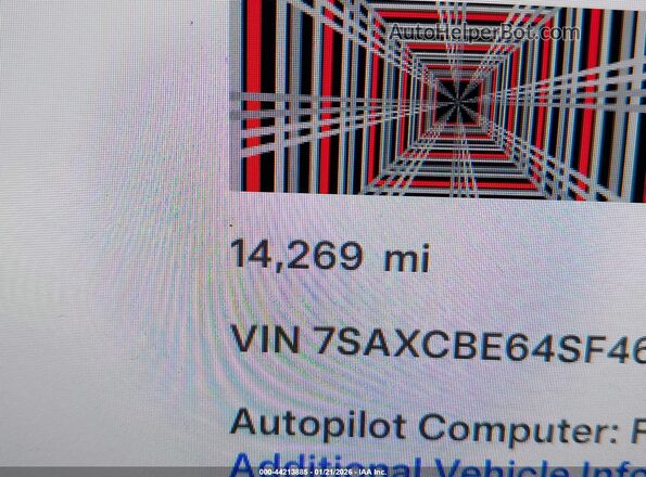 7SAXCBE64SF461501 2025 TESLA MODEL X Белый 
