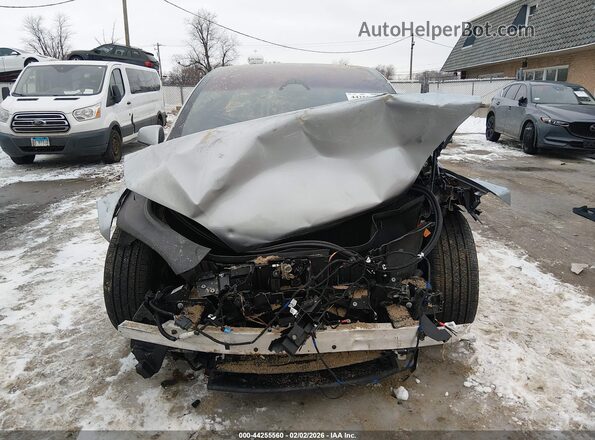 7SAXCDE51SF470028 2025 TESLA MODEL X Gray Widok zestawu wskaźników