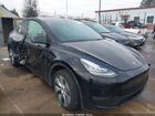2022 Tesla Model Y Long Range Dual Motor All-wheel Drive Blue vin: 7SAYGAEE0NF573937