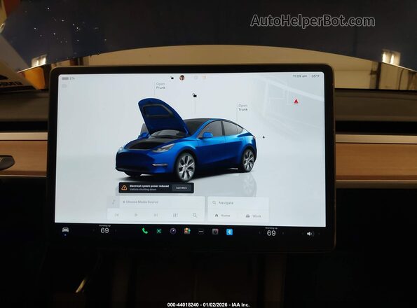 7SAYGAEE8PF783897 2023 TESLA MODEL Y Blue 
