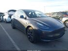 2025 Tesla Model Y Long Range Dual Motor Rear-wheel Drive Gray vin: 7SAYGDED0SA348838