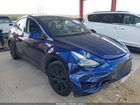 2025 Tesla Model Y Long Range Dual Motor Rear-wheel Drive Синий vin: 7SAYGDED1SF227982