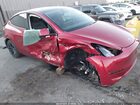 2024 Tesla Model Y Rwd Burgundy vin: 7SAYGDED6RF129542