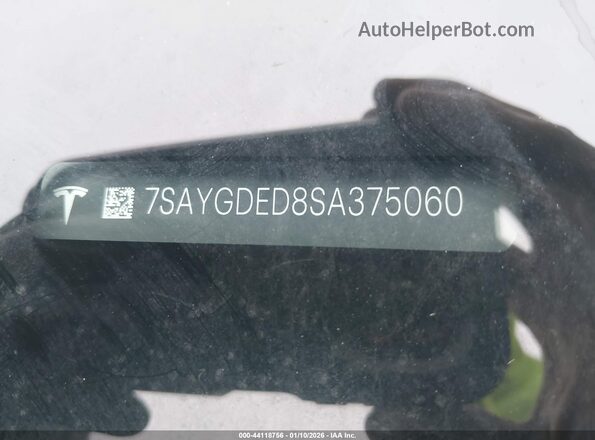 7SAYGDED8SA375060 2025 TESLA MODEL Y Черный 