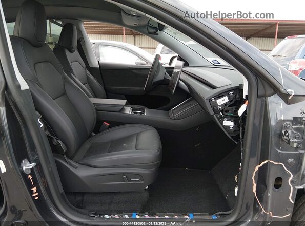 7SAYGDEE1TA409107 2026 TESLA MODEL Y Gray Вид салону спереду